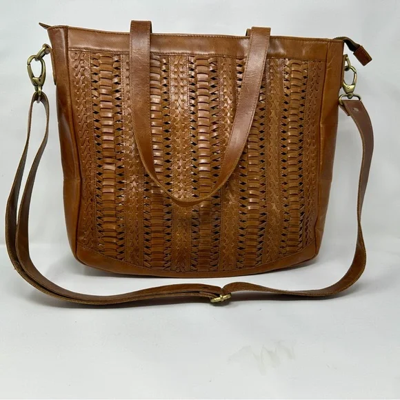 High Noon — The Blake tote/shoulder bag handcrafted buffalo leather - Picture 3 of 12